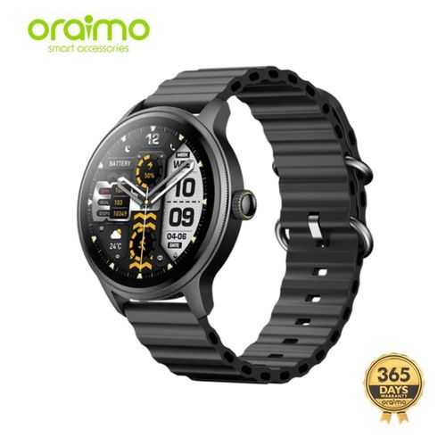 Oraimo 5R Pro 1.43" AMOLED 2.5D Floating Interface IP68 Smart Watch Item | Buy Oraimo 5R Pro 1.43" AMOLED 2.5D Floating Interface IP68 Smart Watch | SPOP Enterprise Global
